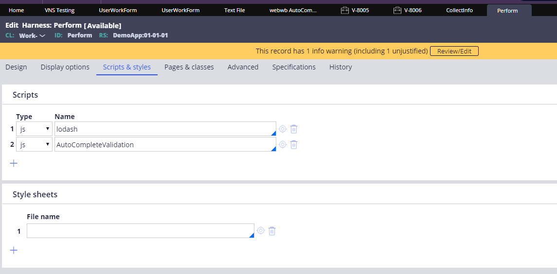 Apply JavaScript to Control Displayed in Overlay or Modal Dialog